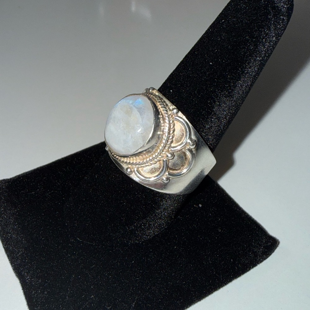 Moonstone Statement Ring - image 4